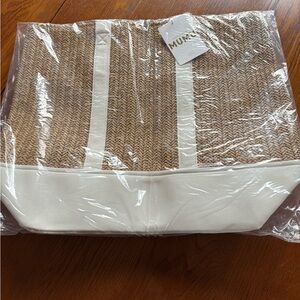 Show Me Your MuMu Tan and Cream Tote Bag